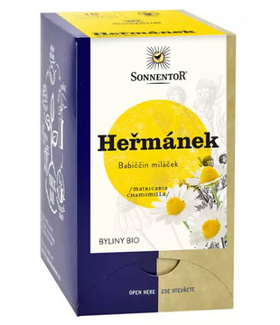 Bio čaj Heřmánek porcovaný 14,4g Sonnentor
